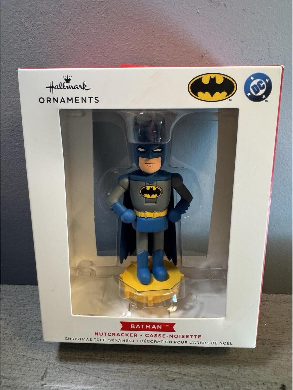 Batman Christmas Tree Ornament Nutcracker Style 2025 Hallmark/DC Comics NIB